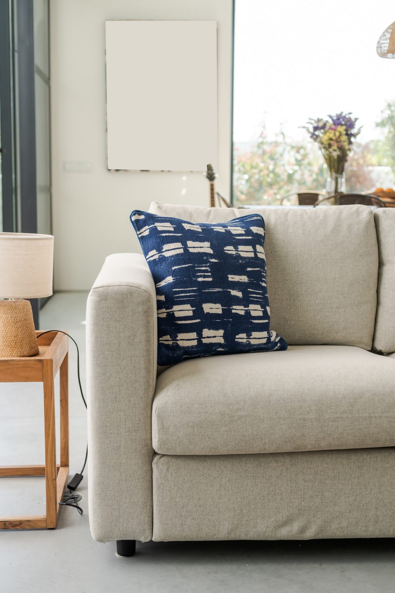 decoration detail of couch in modern villa Camp Unity